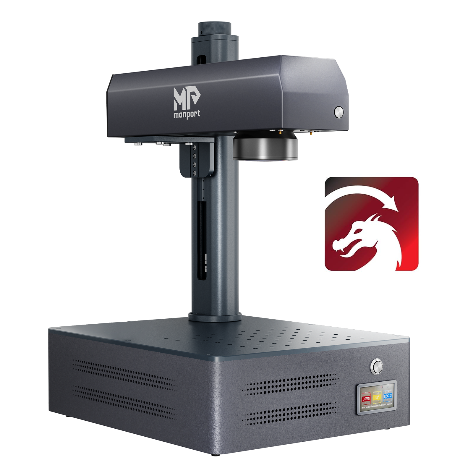 Monport GM 60W Pro Integrated MOPA Fiber Laser Engraver & Marking Machine with AutoFocus