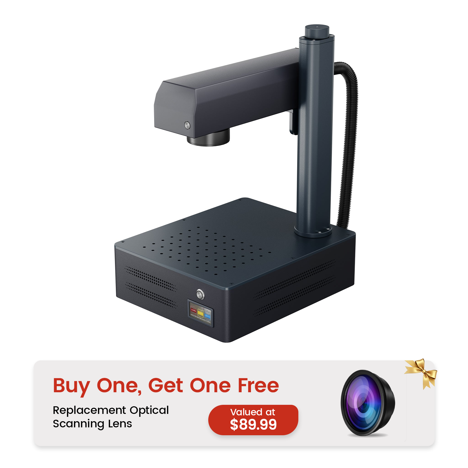 Monport GM 60W Pro Integrated JPT MOPA Fiber Laser Engraver & Marking Machine with AutoFocus