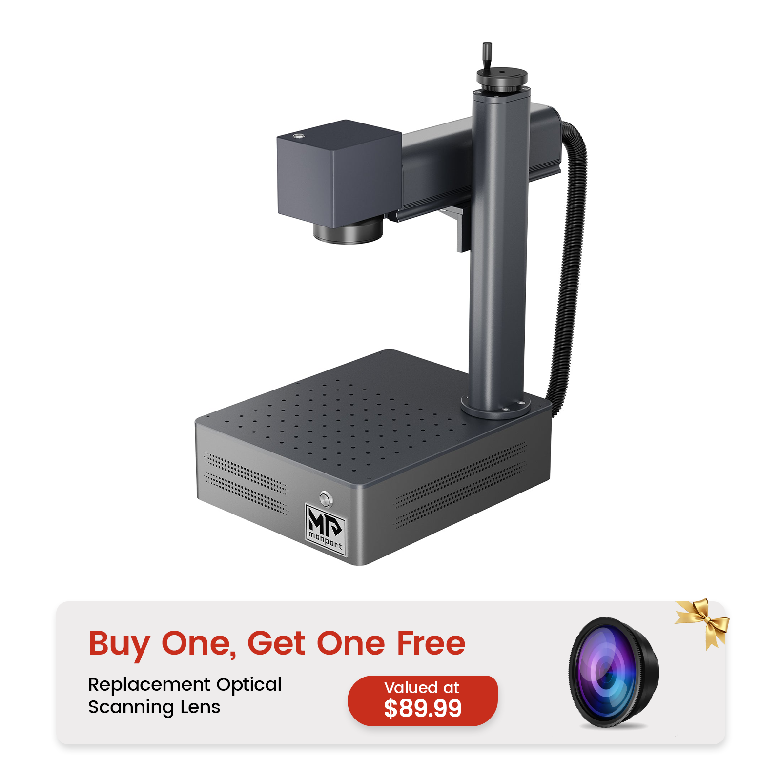 Monport GM 50W Integrated Fiber Laser Engraver & Marking Machine