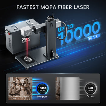 Monport GPro 100W Split MOPA Fiber Laser Engraver & Marking Machine With Manual Focus