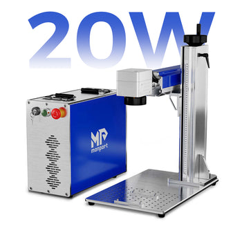 Monport GQ 20W (4.3" x 4.3") Fiber Laser Engraver & Marking Machine with FDA Approval