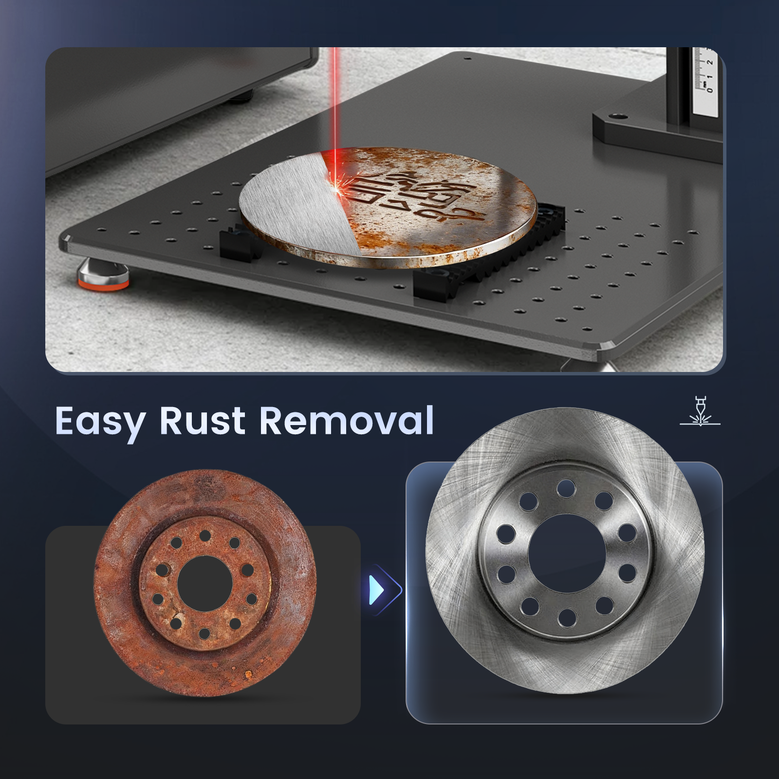 Monport GT 50W Split Fiber Laser Engraver & Marking Machine With AutoFocus  (7.9