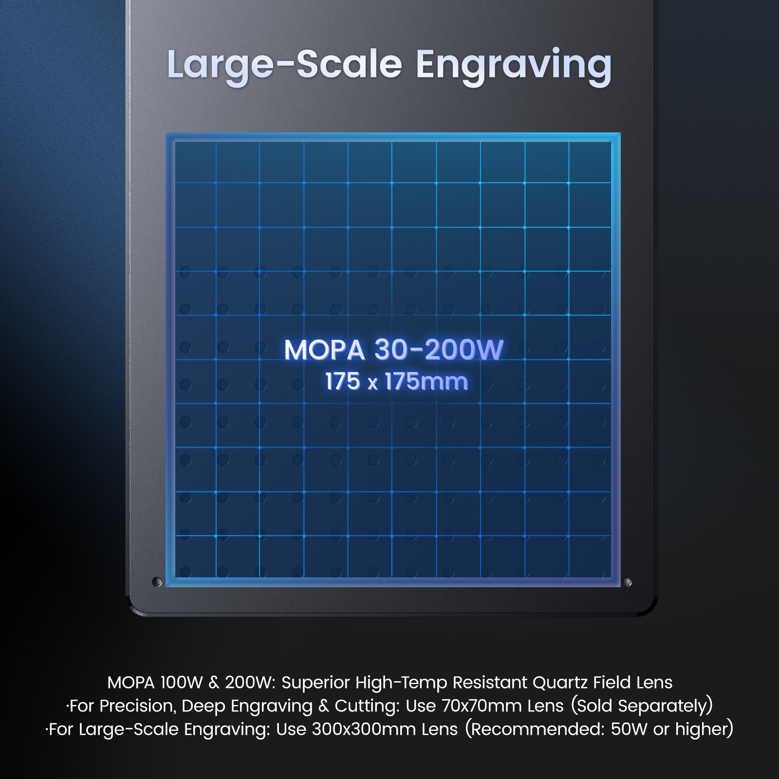 Monport GT 200W Split MOPA Fiber Laser Engraver & Color Marking Machine With AutoFocus