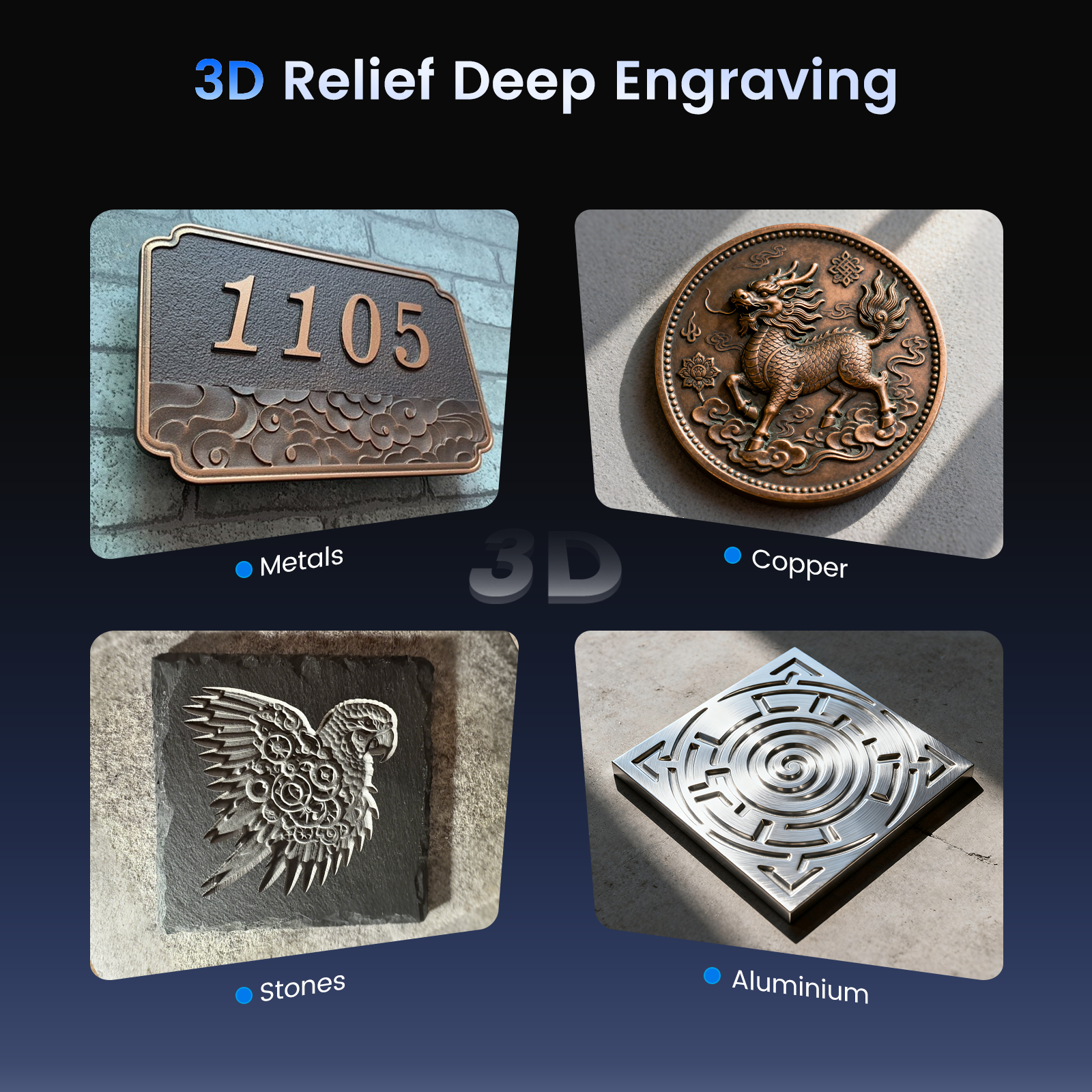 Monport GT 100W Split MOPA Fiber Laser Engraver & Color Marking Machine With AutoFocus