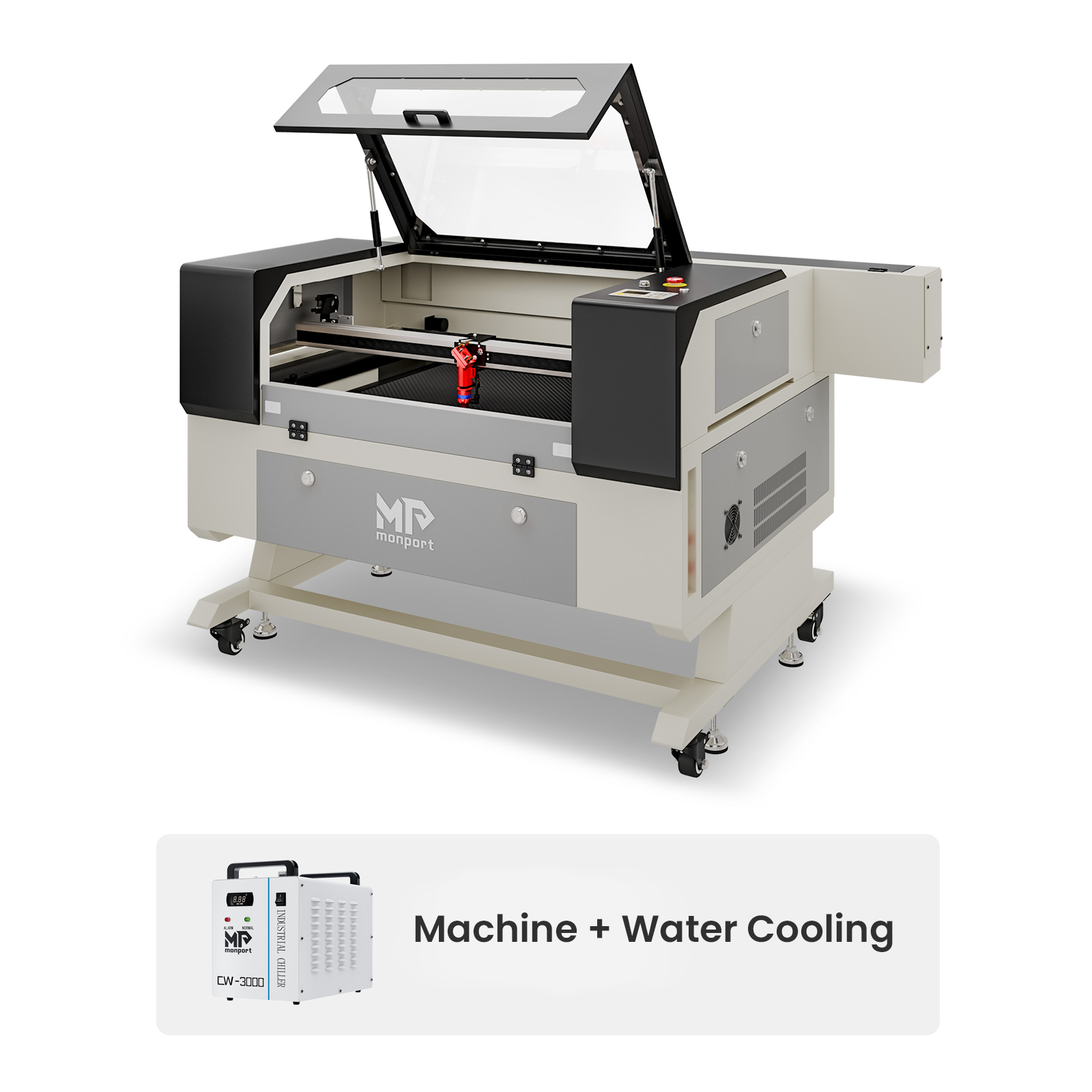 Monport 90W CO2 Laser Engraver & Cutter (28