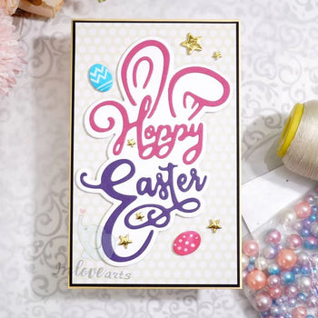Bunny Ear and Easter Word