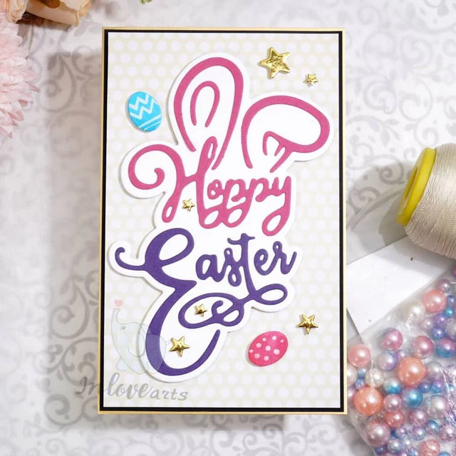 Bunny Ear and Easter Word