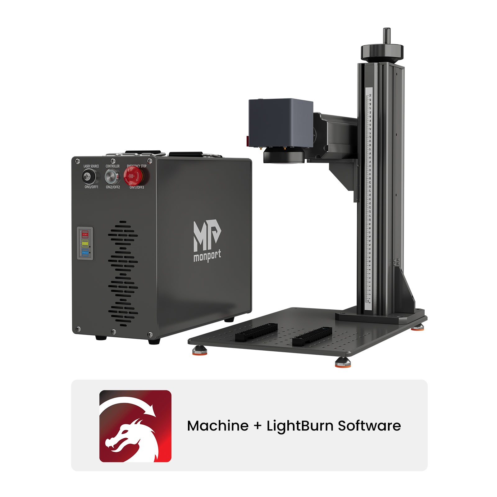 Monport GT 50W Split Fiber Laser Engraver & Marking Machine With AutoFocus  (7.9