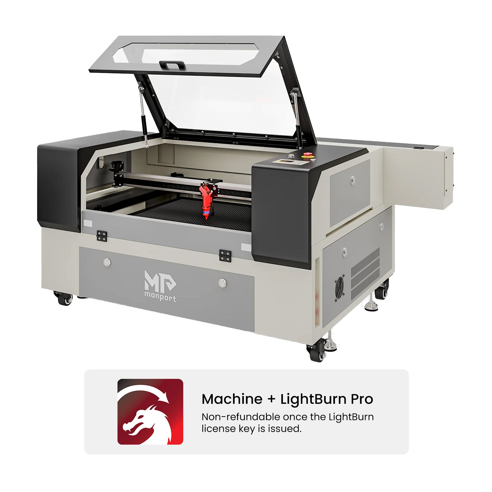 Monport 90W CO2 Laser Engraver & Cutter (28" x 20") with Autofocus