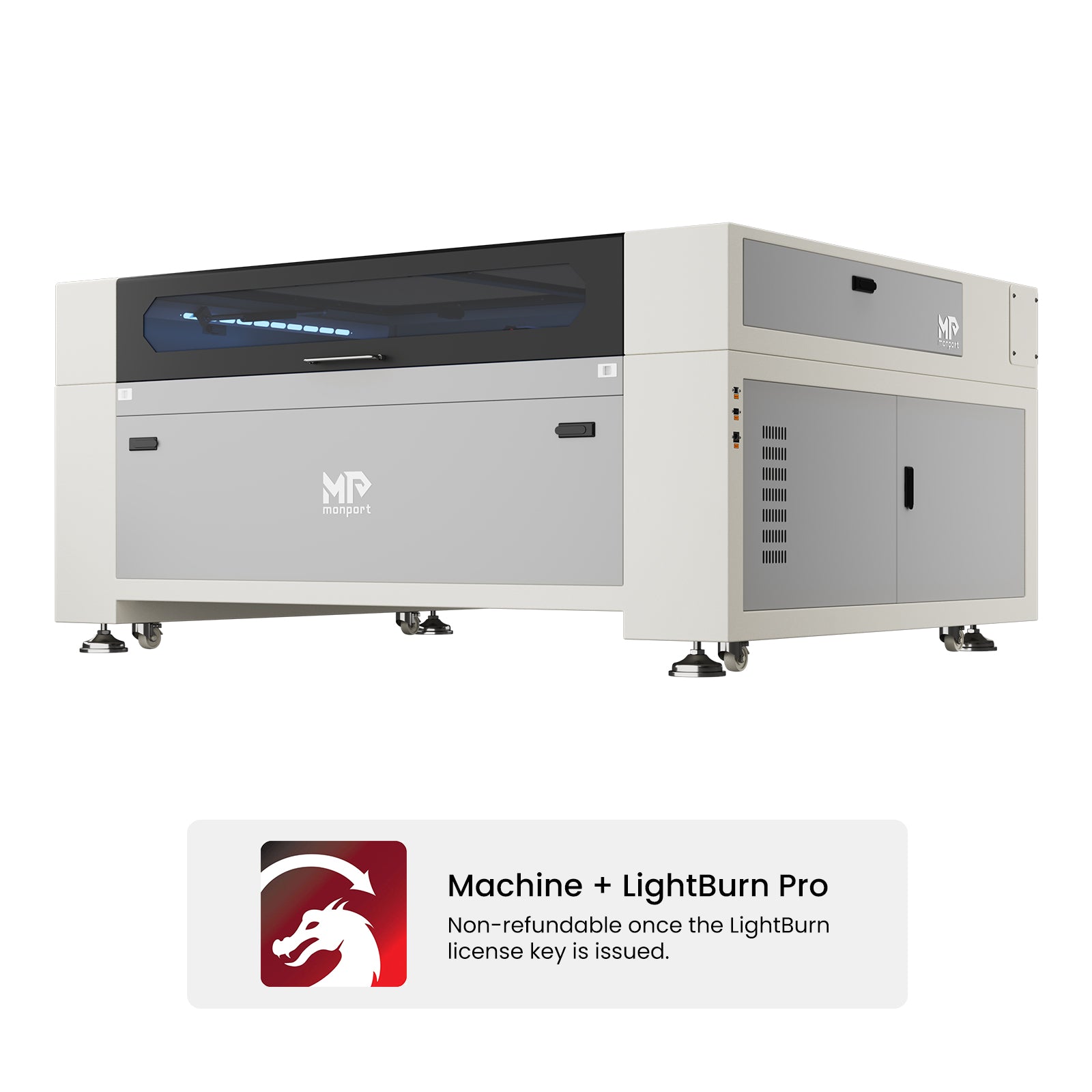 Monport Effi16S Upgraded 150W CO2 Laser Engraver & Cutter with Autofocus and Built-in Water Chiller