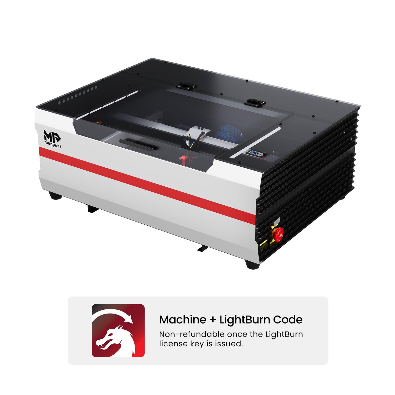 Monport Reno45 45W Desktop CO2 Laser Engraver & Cutter (16