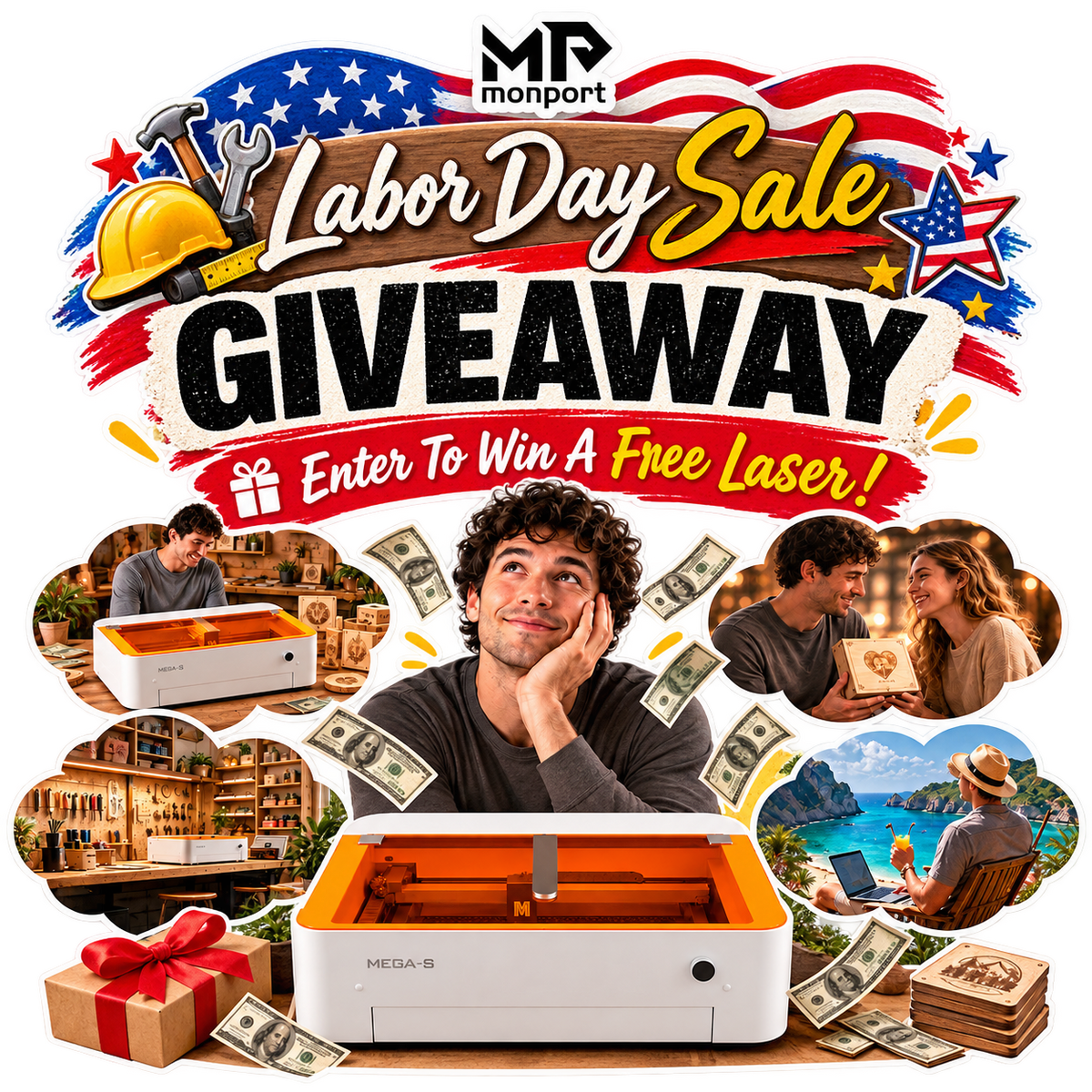 Monport Labor Day Giveaway Is Here! 🎉