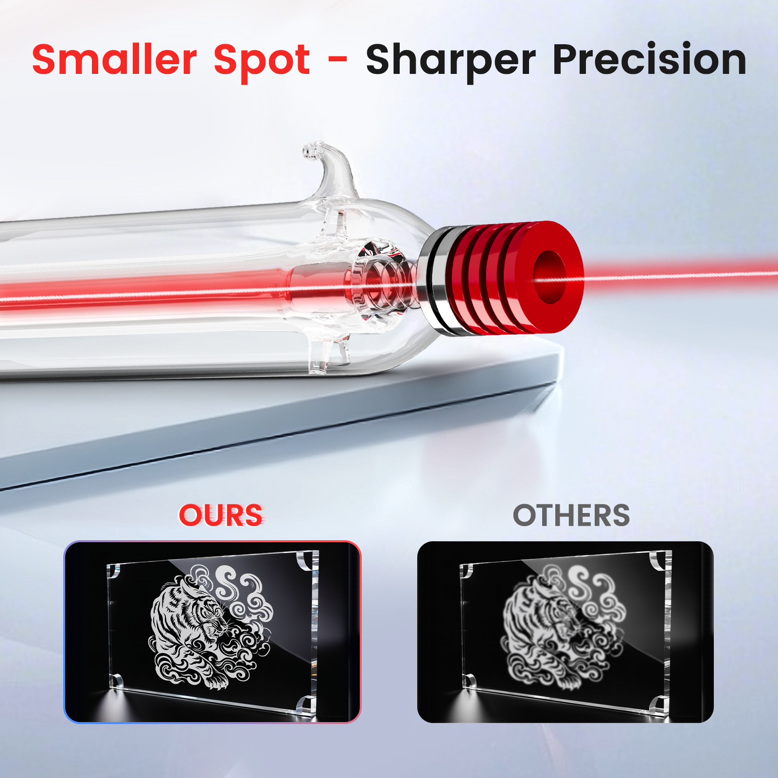 Monport 90W CO2 Laser Tube for Laser Engraver