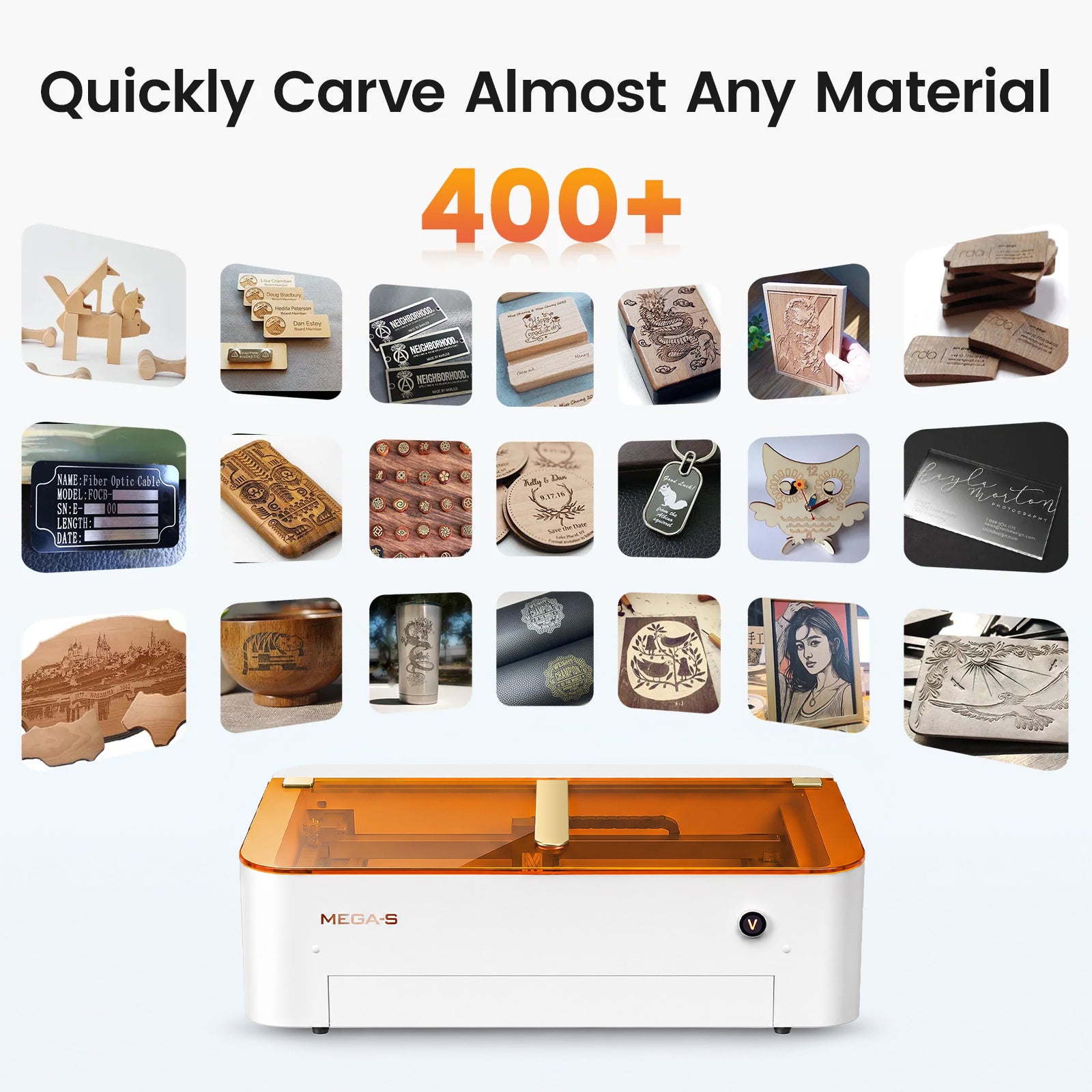 Monport 70W CO2 Laser Engraver & Cutter with Intelligent Precision and Automation - MEGAS | Free LightBurn License Included