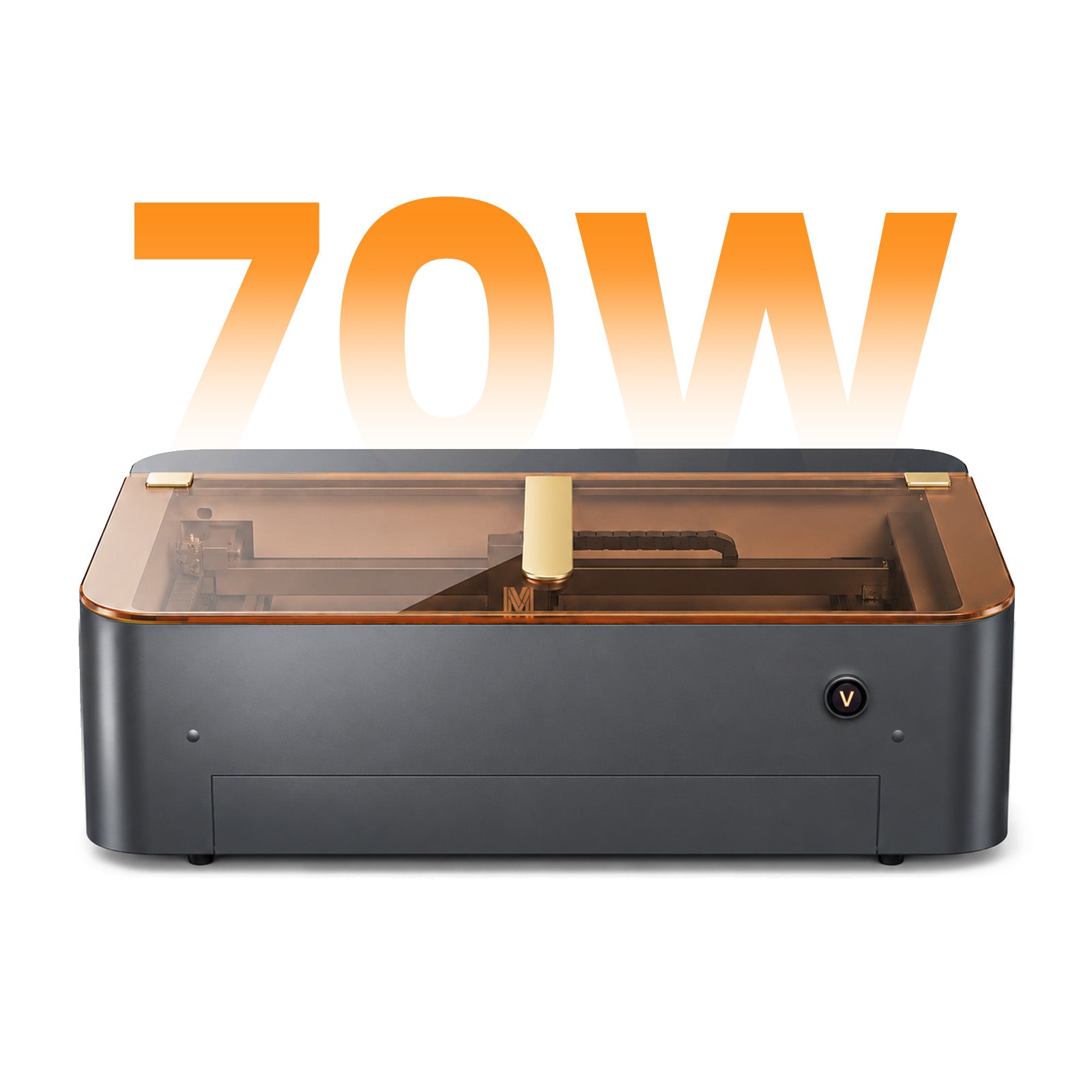 Brand New Monport 70W Desktop CO2 Laser Engraver & Cutter(28" X 14") - MEGAS| Built-In Water Cooling, 8MP HD Camera, AutoFocus