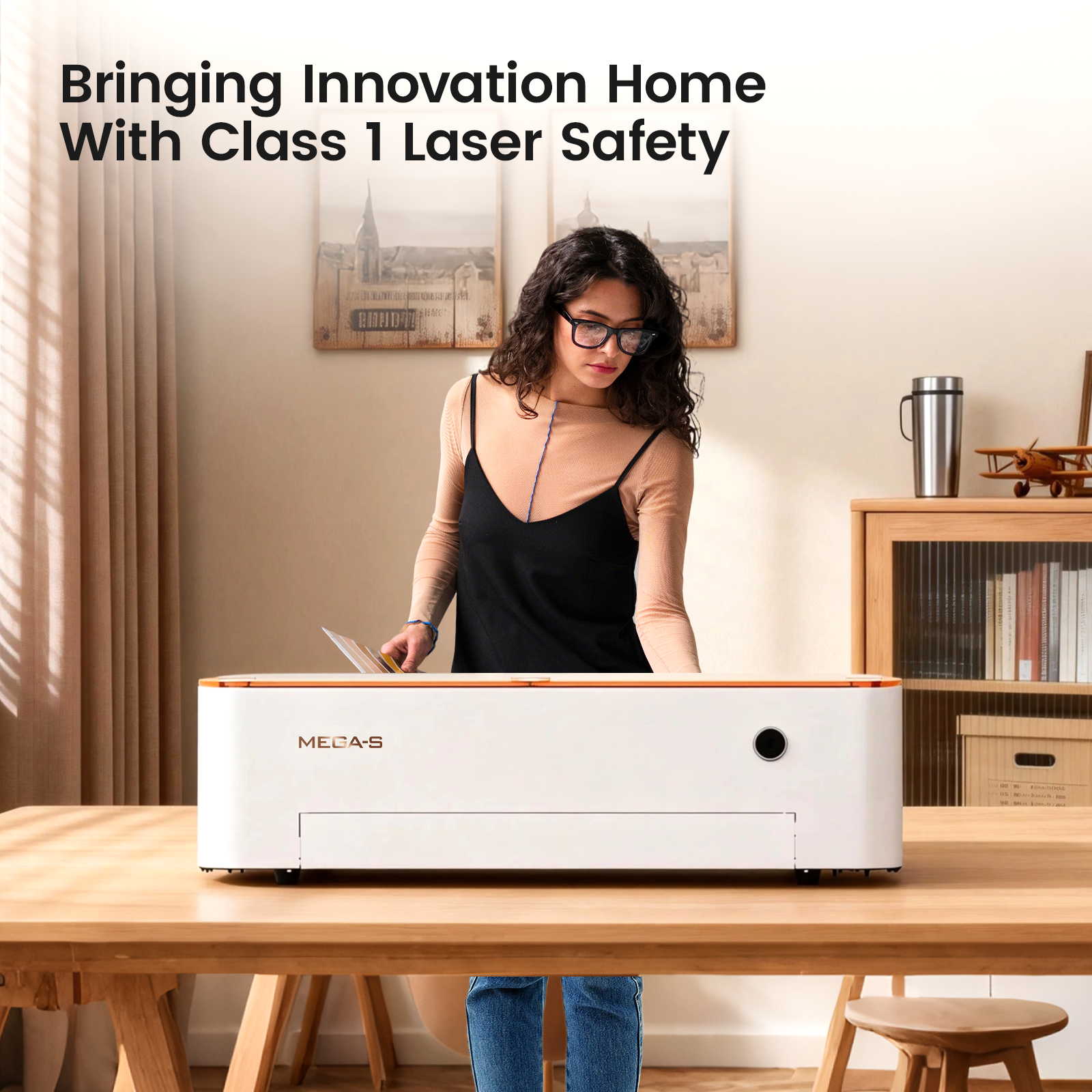 Monport 70W Co2 Laser Engraver & Cutter with Intelligent Precision and Automation - MegaS