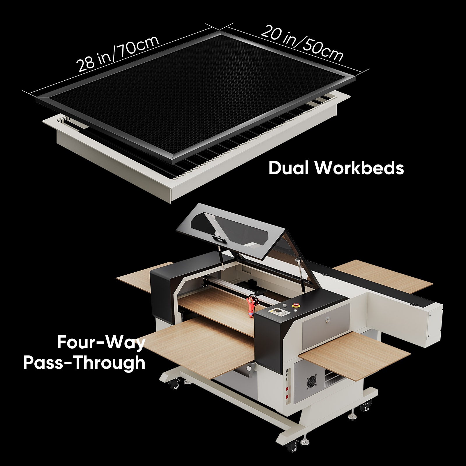 monport fiber laser w dual workbeds