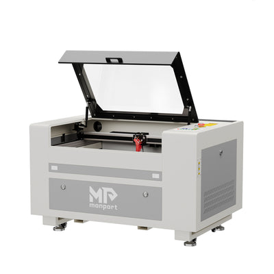 Monport 60W CO2 Laser Engraver & Cutter (24" x 16") with Autofocus