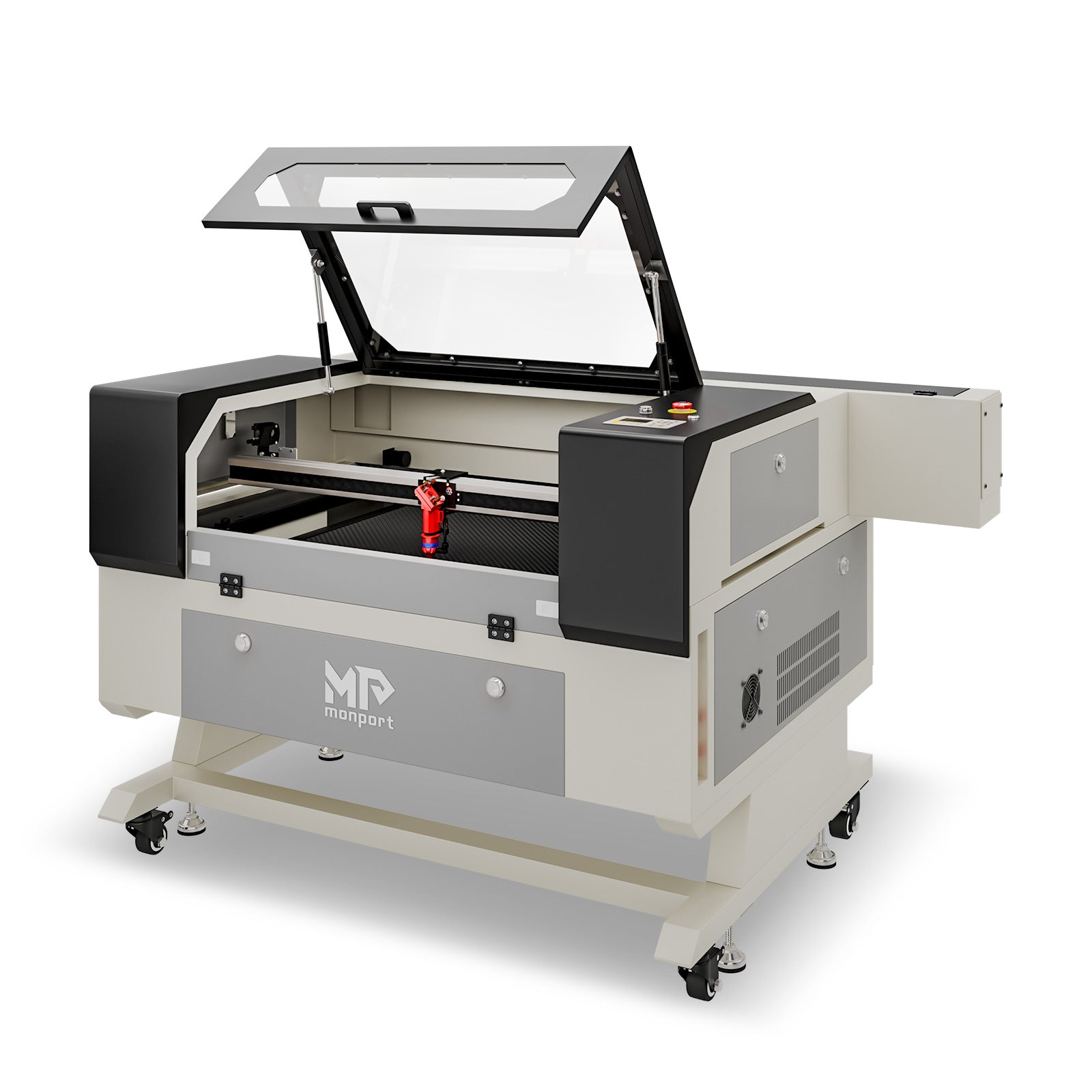 Monport 90W CO2 Laser Engraver & Cutter (28" x 20") with Autofocus and Bracket