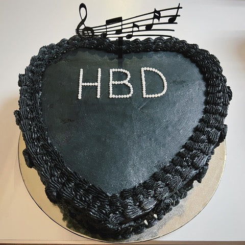 Music notes cake topper