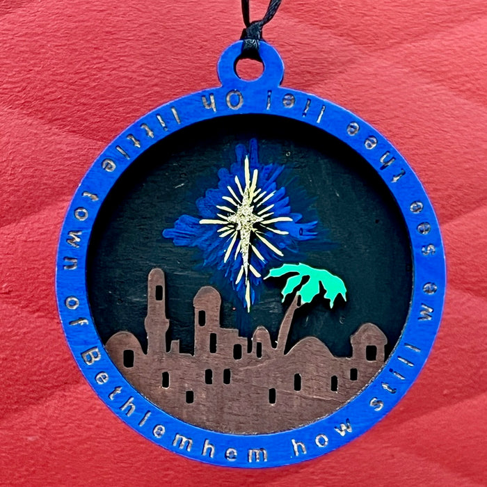 Oh Little Town of Bethlehem Ornament Laser File