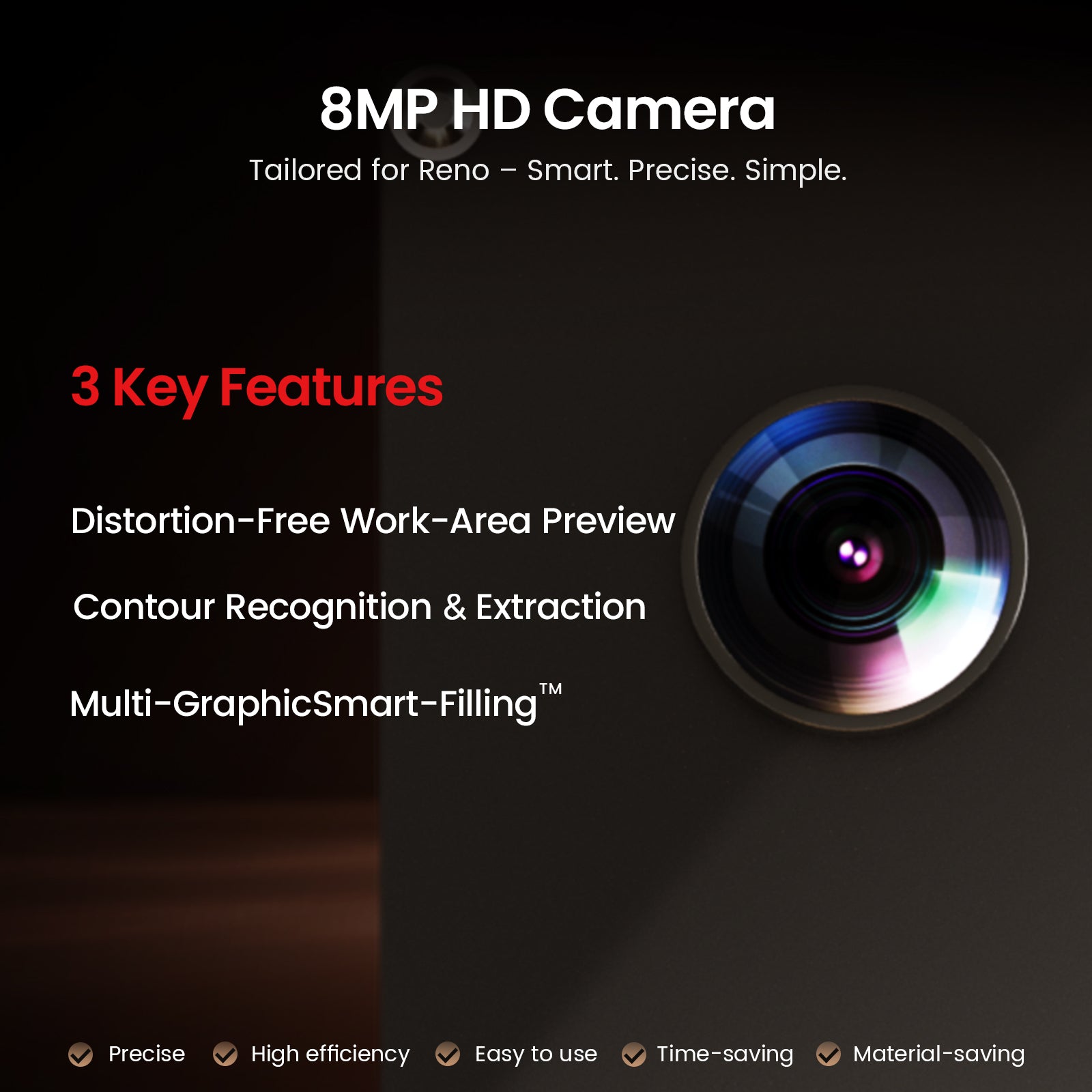 Monport Reno45 Pro Vision 45W Desktop CO2 Laser Engraver & Cutter (16