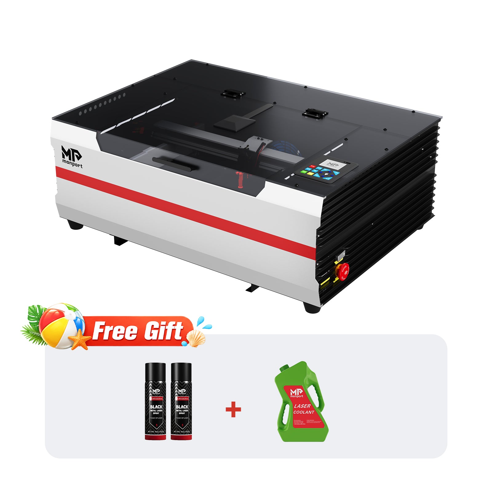 Monport Reno45 Pro Vision 45W Desktop CO2 Laser Engraver & Cutter (16