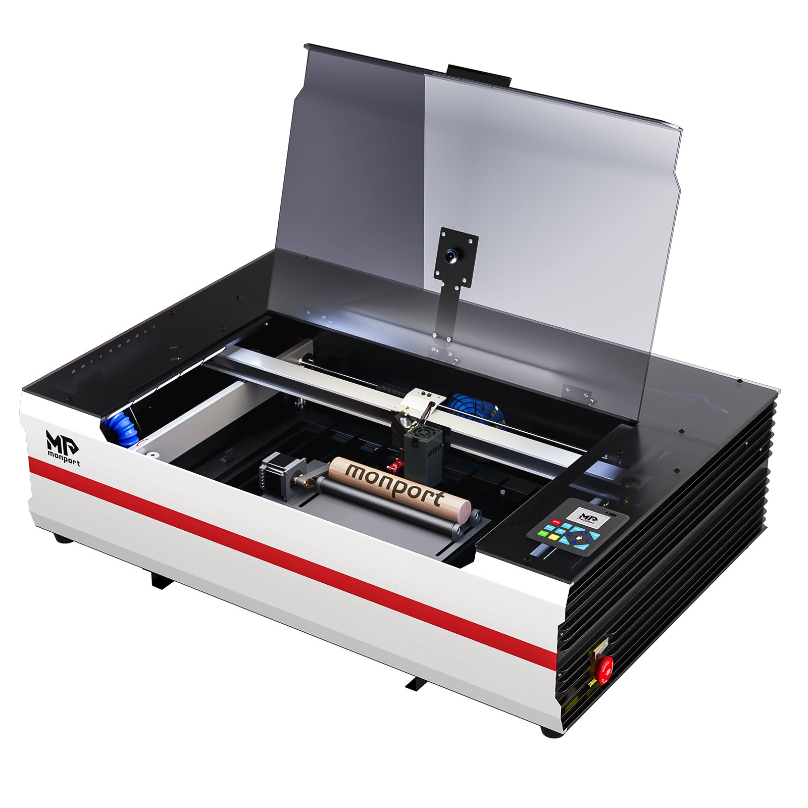 Test-Product-Monport Ren65 Series 65W CO2 Laser Engraver (24"×16") | Built-In Water Cooling, DSP Controller, Magnetic Assisted Focus