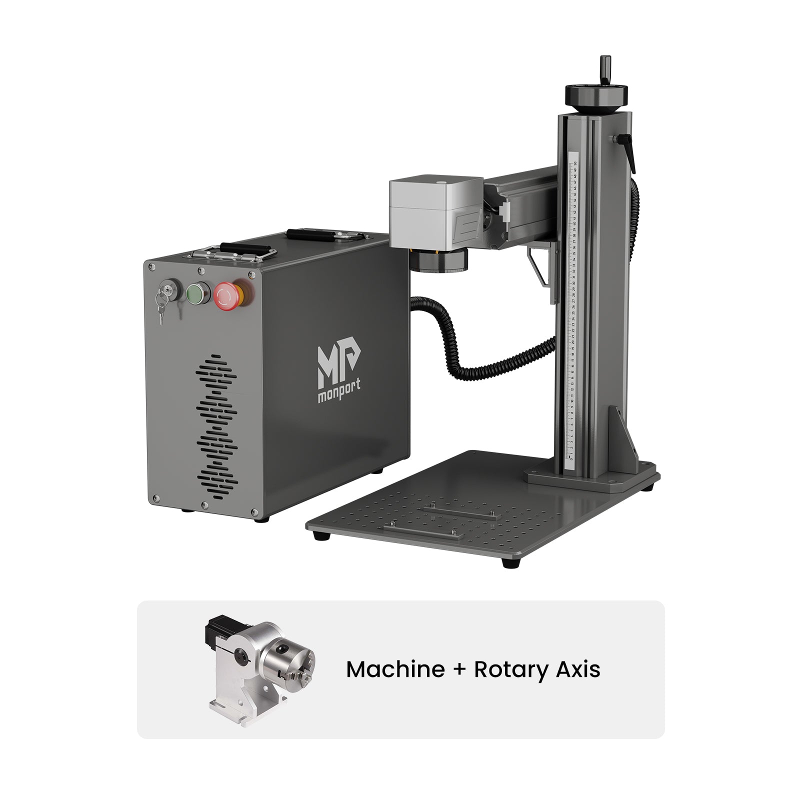 Monport GPro 30W Split MOPA Fiber Laser Engraver & Marking Machine With Manual Focus