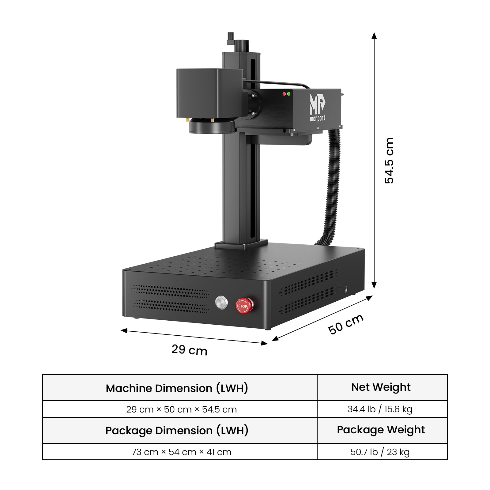 Monport GM 6W UV Laser Engraver & Marking Machine