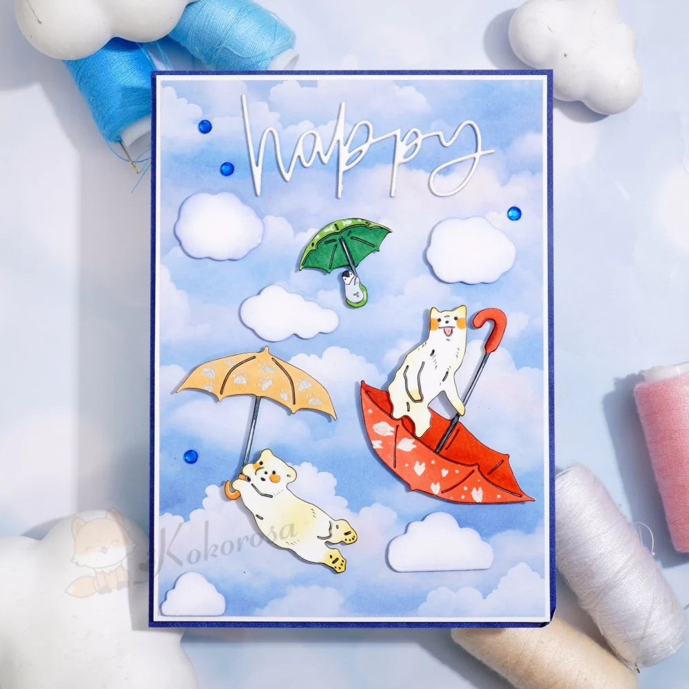 Umbrellas and Cats