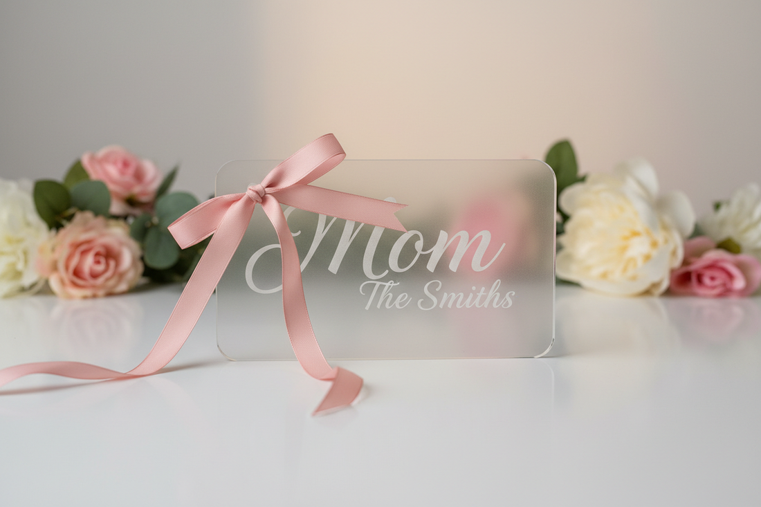 Acrylic Name Signs - Mother's Day