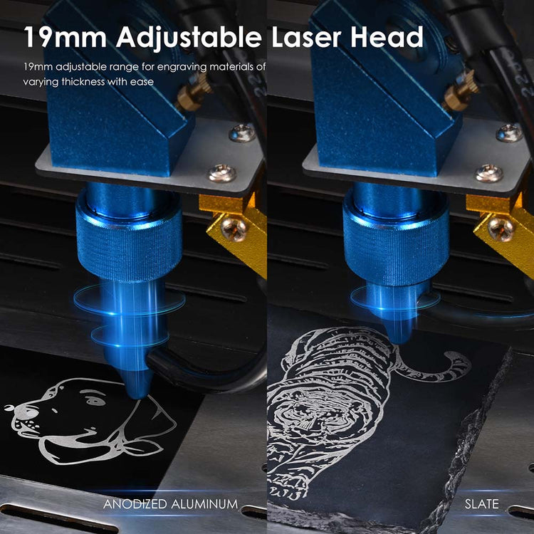 Lightburn Supported  Monport 40W CO2 Laser Engraver — Monportlaser
