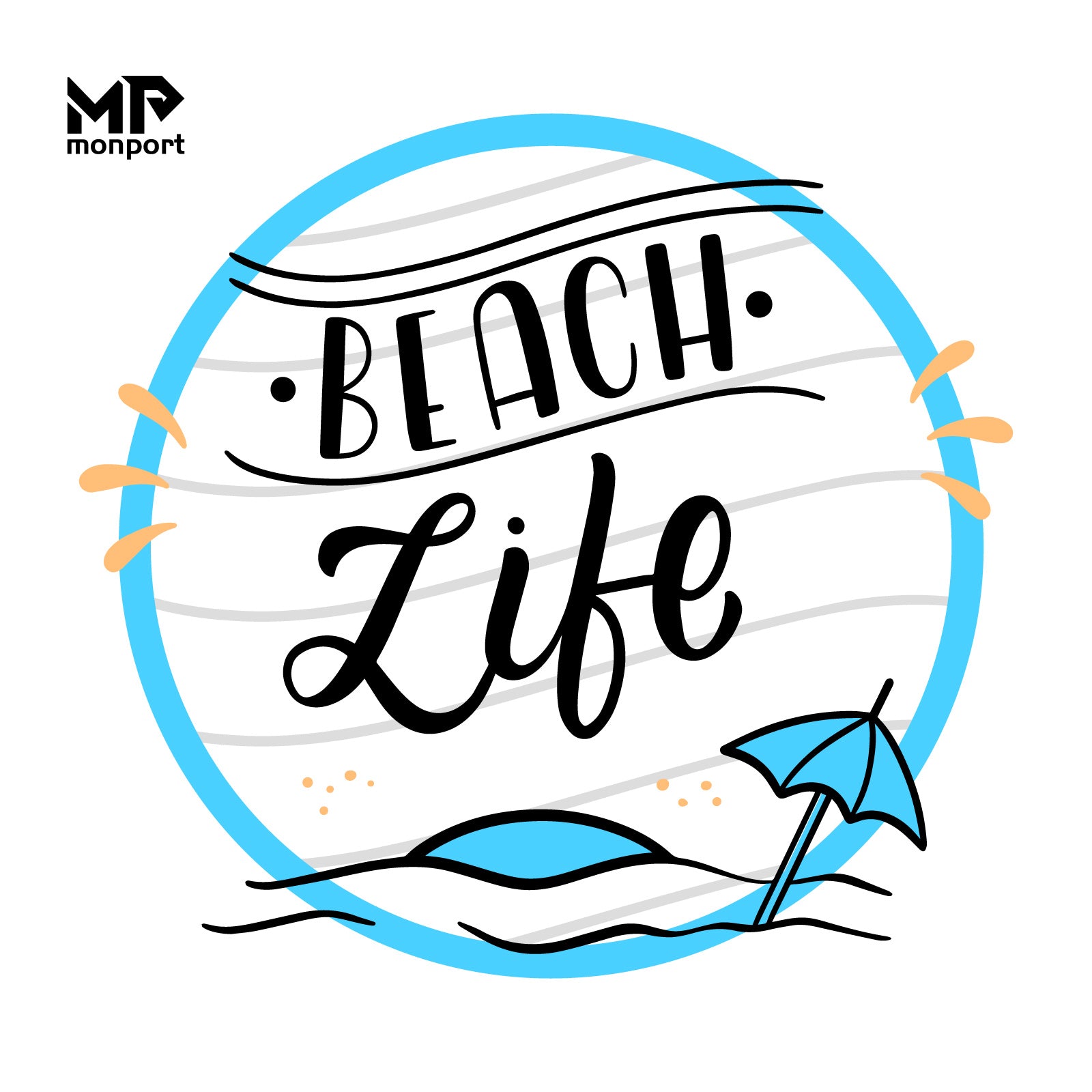 Coastal Charisma: Laser-Engraved Beach Inspired Sign – Monportlaser