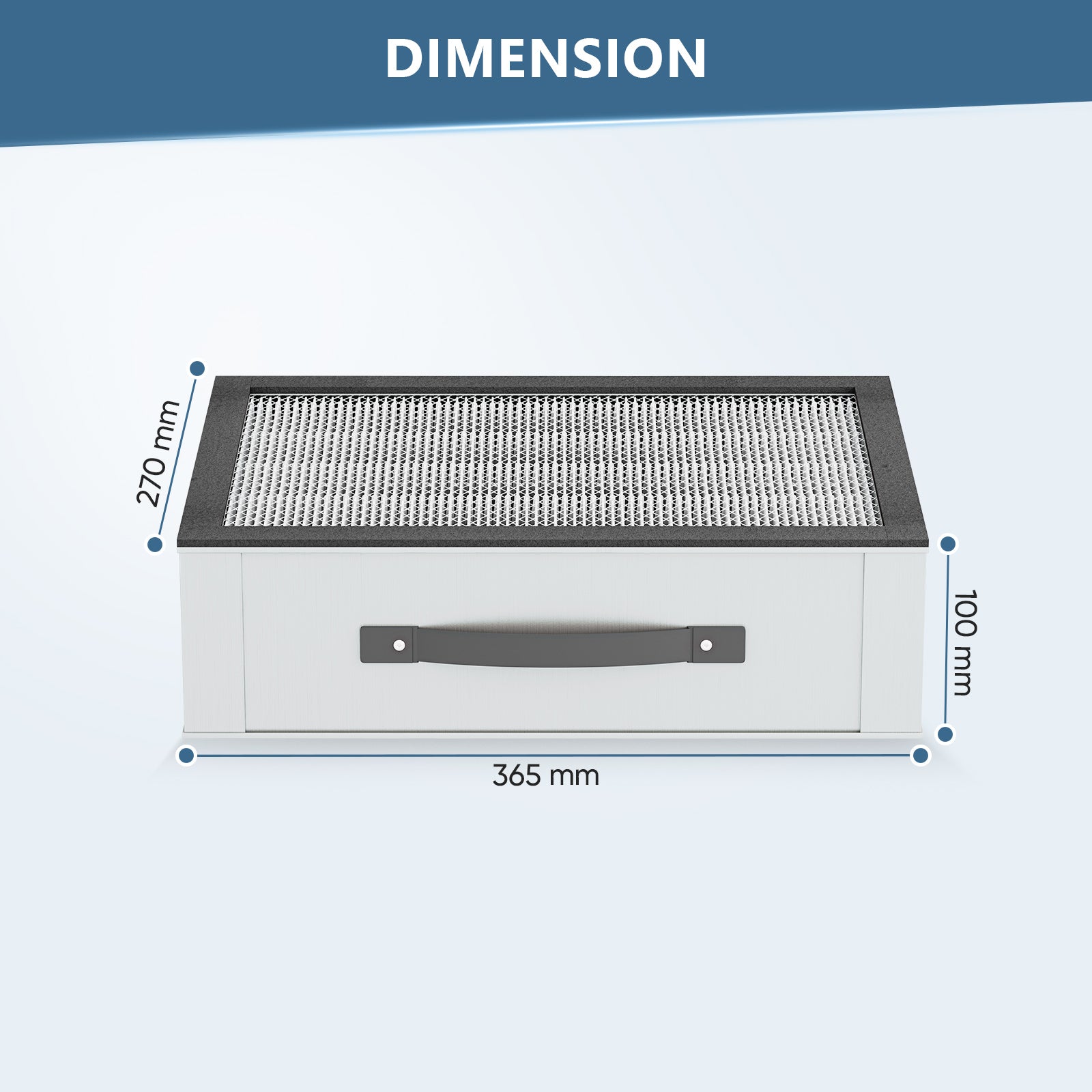 Monport Medium-Efficiency Filter Element for 350W Smoke Purifier