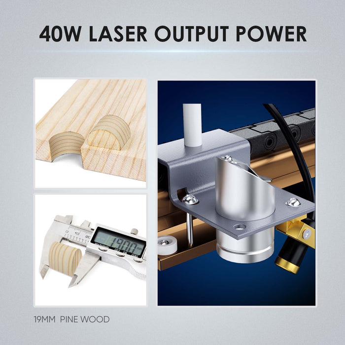 Upgrade Monport 50W (12 x 12) Fiber Laser Engraver & Marking Machine with  FDA Approval