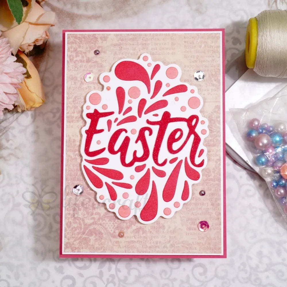 Pink Easter Card