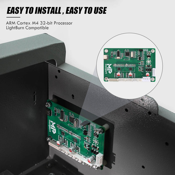 Lightburn Compatible Nano Replacement Board for 40W CO2 Laser Engraver