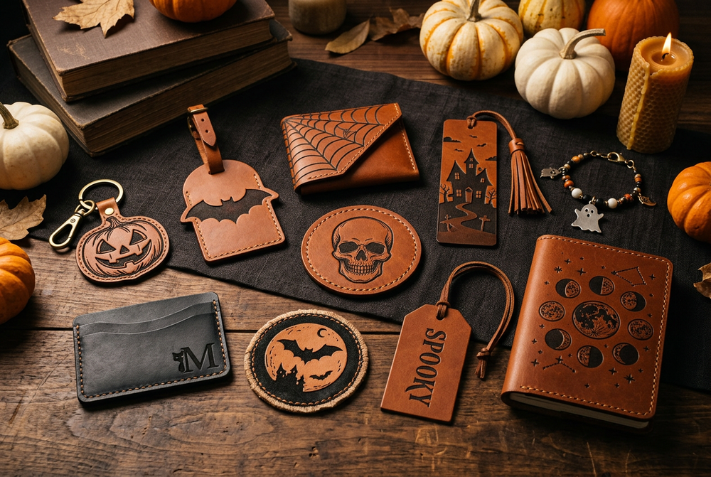 Genuine leather Halloween projects