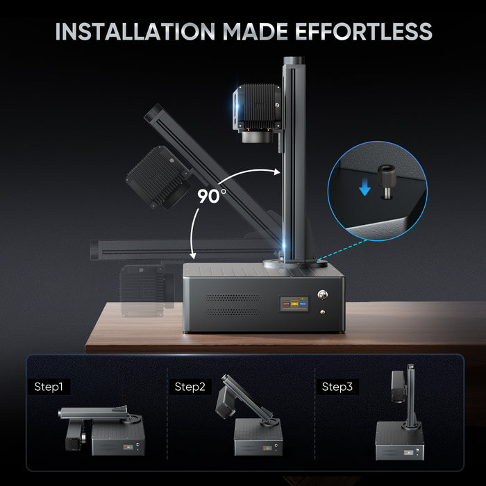 easy to install a fiber laser