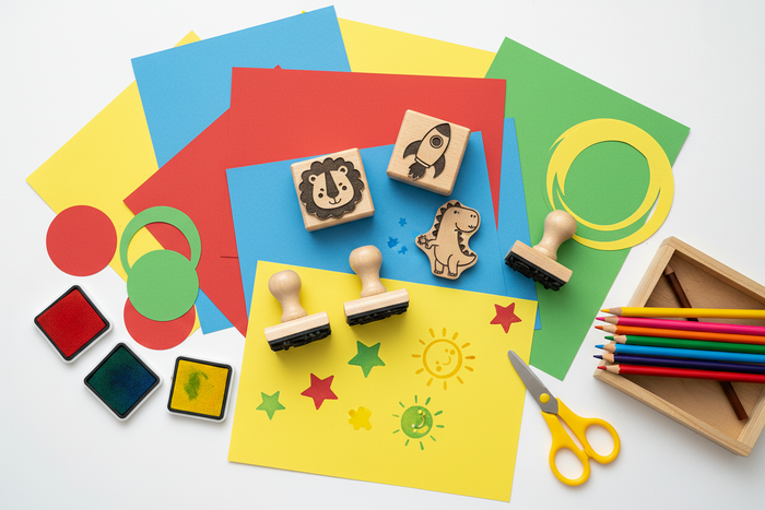Laser Engraved Stamps with Bright Ink Pads