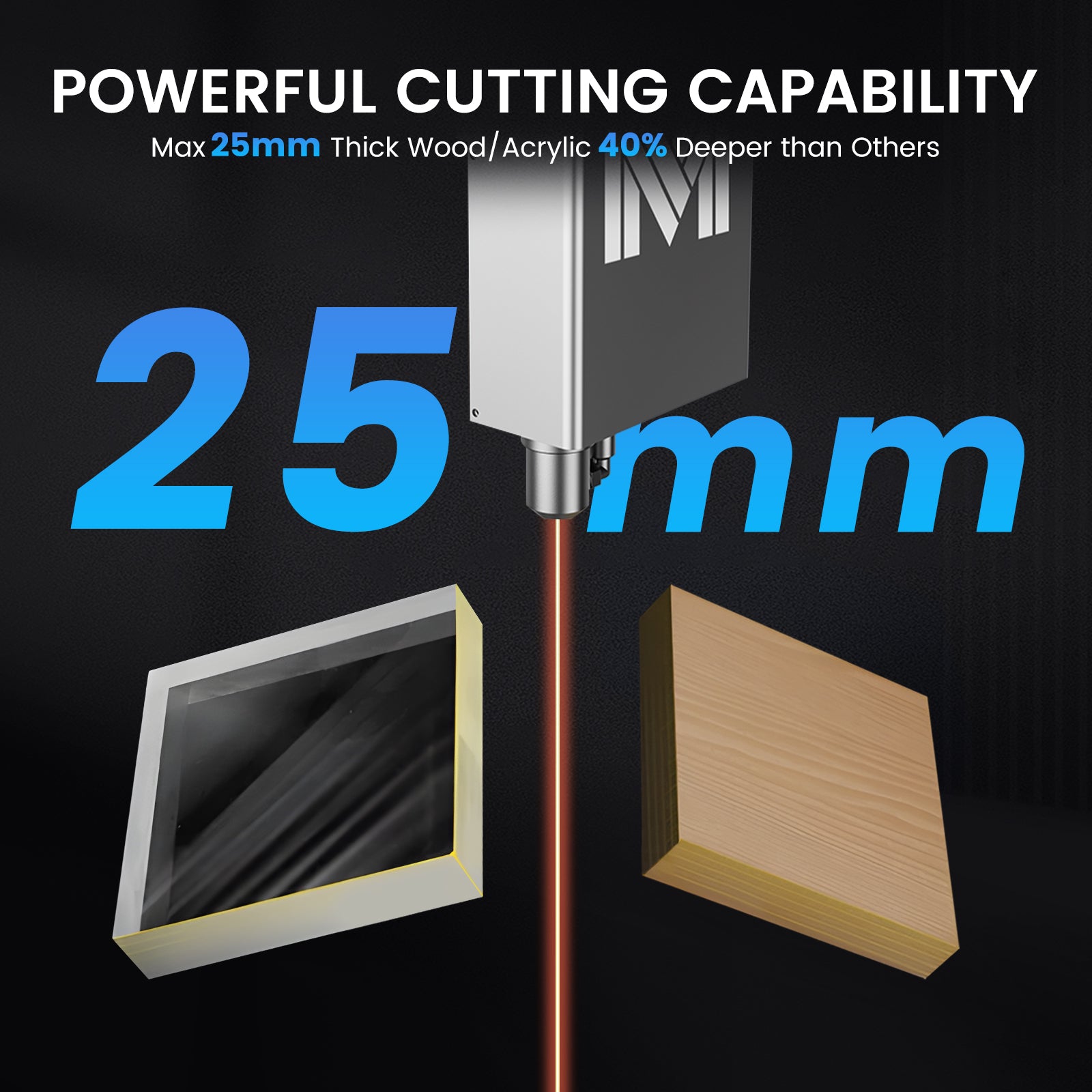 Monport Mega Lite: The World's Premier 70W Intelligent Desktop Engraving Machine With Lightburn Core