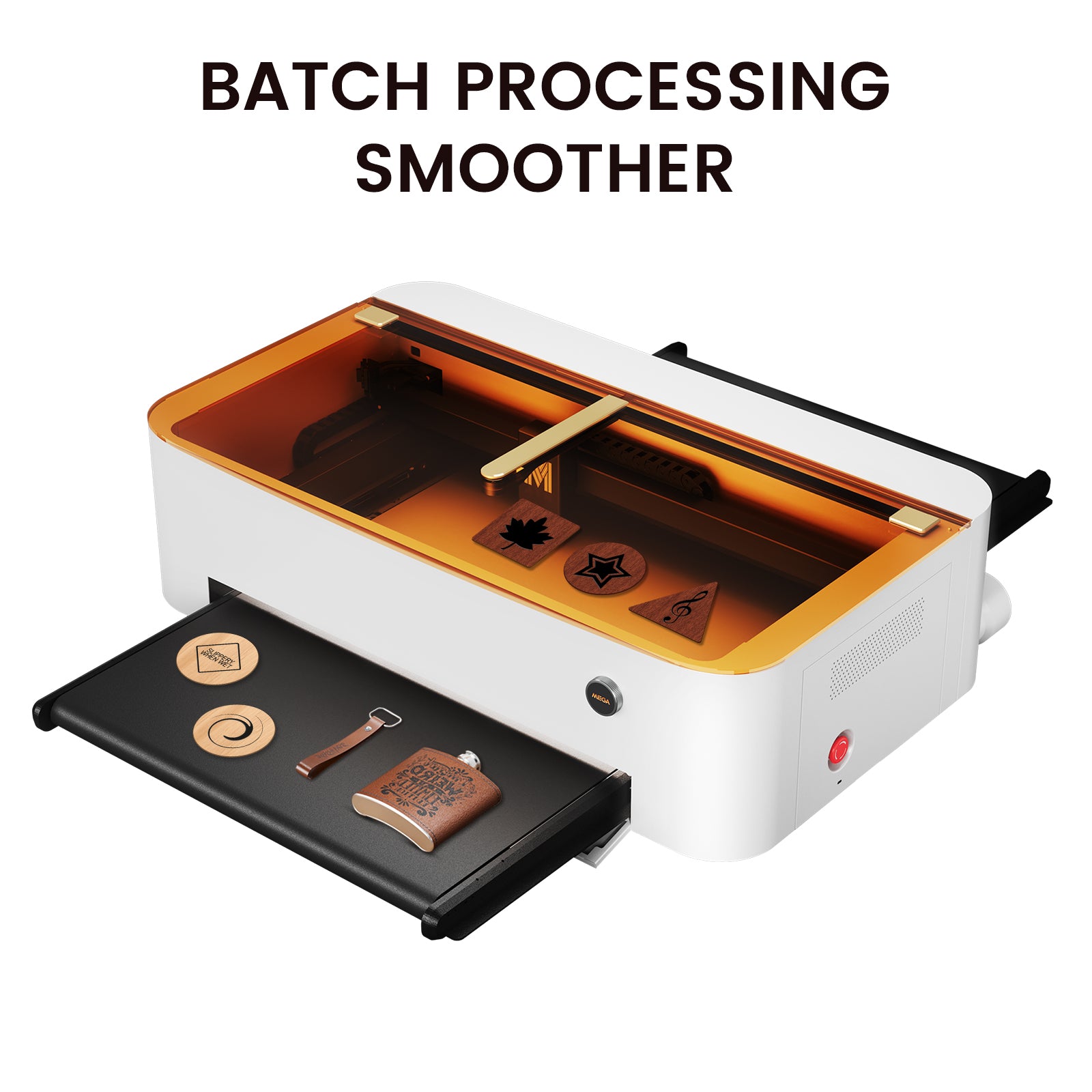 Monport Conveyor for Mega 70W Intelligent Desktop Engraving Machine