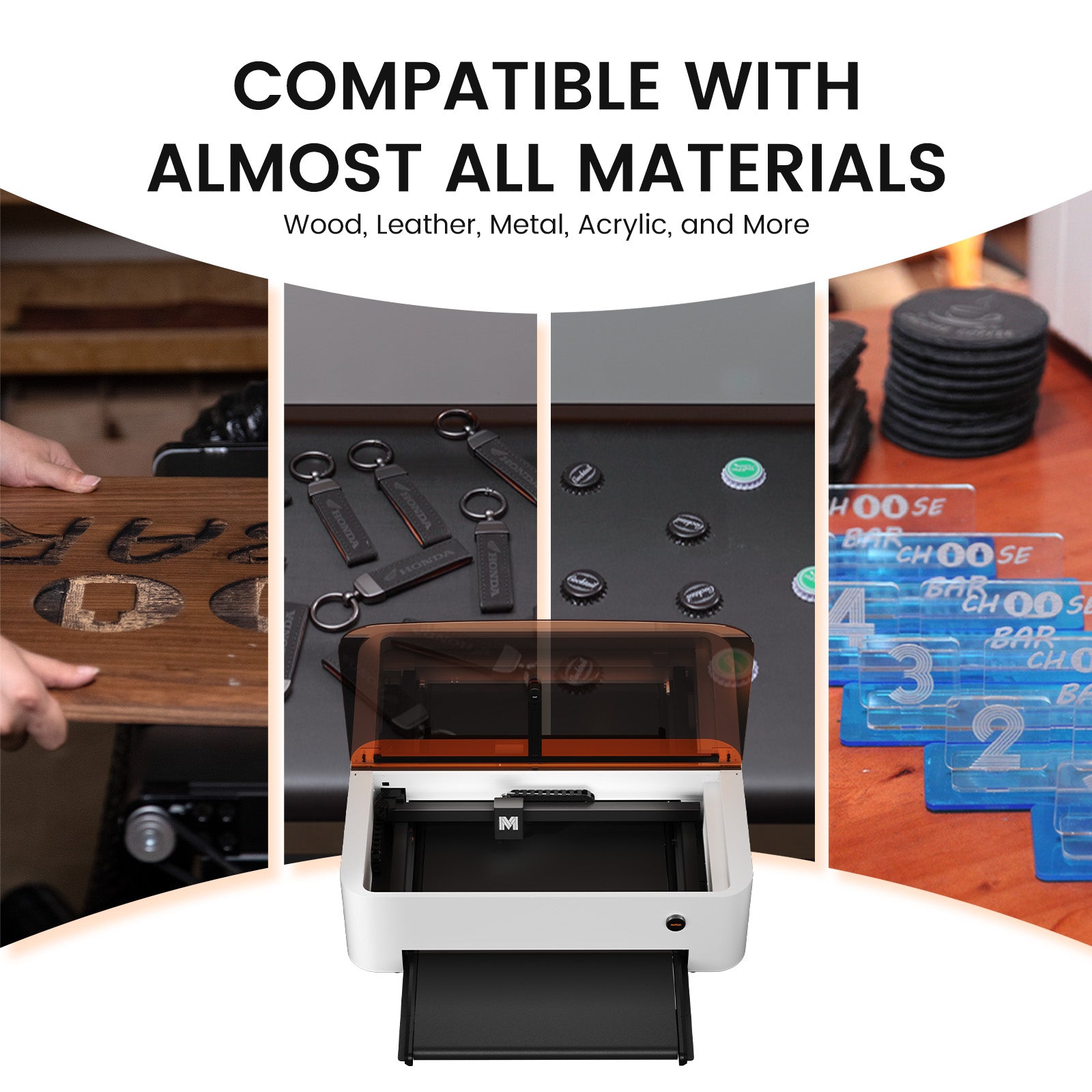 Monport Conveyor for Mega 70W Intelligent Desktop Engraving Machine