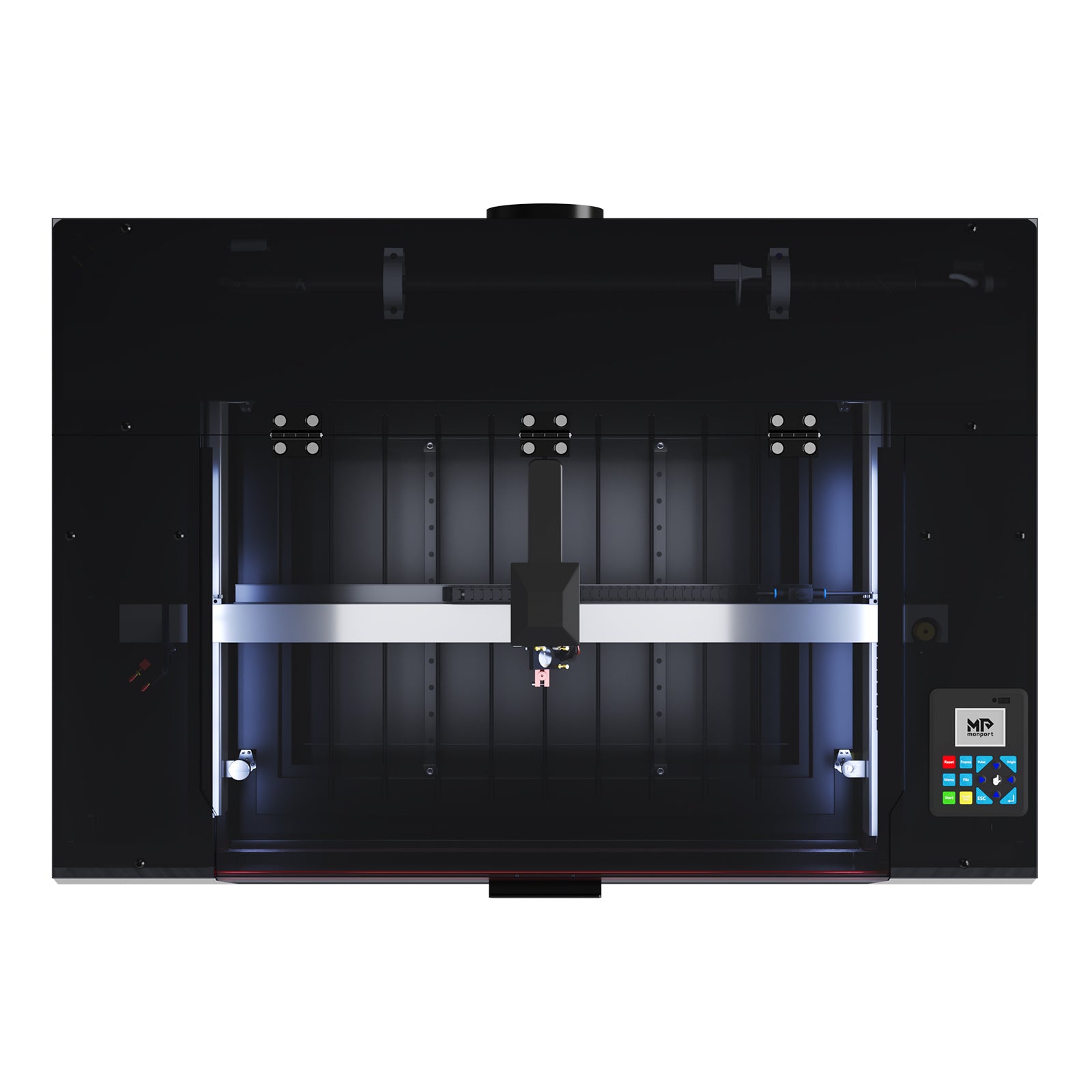 Monport Reno65 Pro Vision 65W Desktop CO2 Laser Engraver & Cutter (24" X 16") with 8MP HD Camera and Magnetic Assisted Focus