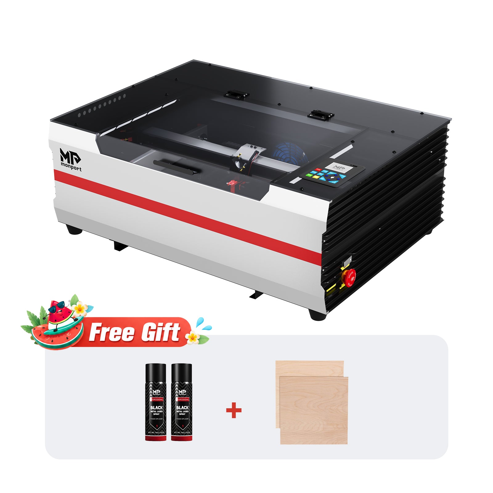 Monport Reno45 Pro 45W Desktop CO2 Laser Engraver & Cutter (16