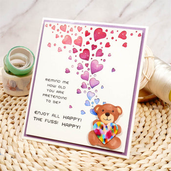 Valentine's Day-Bubble Love Background Board Laser Cutting File