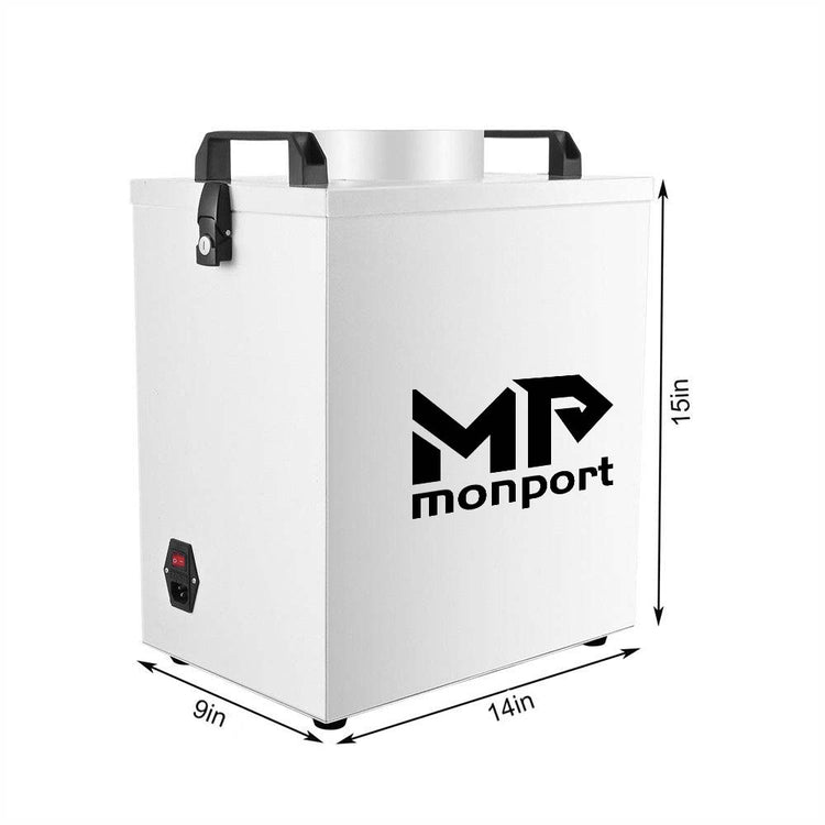 Monport 6L CW-5200 Industrial Water Chiller with Air Purifier Laser Fume Extractor