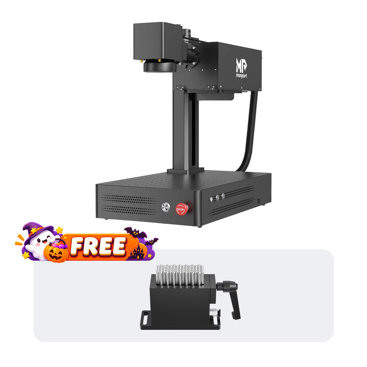 Monport 6W/10W UV Galvo Laser Engraver & Marking Machine for 2D Inner Engraving in Glass