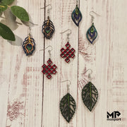 Wooden Eardrops Collection- CDR  File